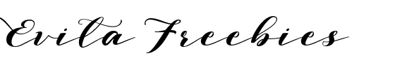 Evita Freebies.ttf Font conversion image