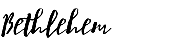 Bethlehem.ttf Font conversion image