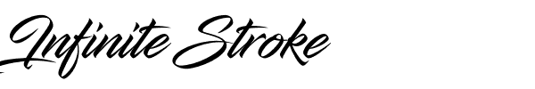 Infinite Stroke.otf Font conversion image