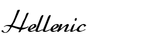 Hellenic.ttf Font conversion image