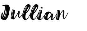 Jullian.otf Font conversion image