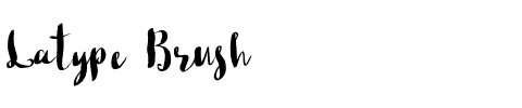 Latype Brush.otf