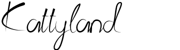 Kattyland.ttf Font conversion image