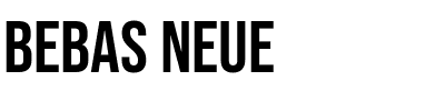 Bebas Neue.ttf Font conversion image