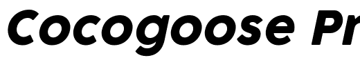 Cocogoose Pro.ttf Font conversion image