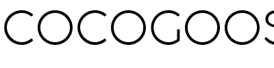 COCOGOOSE .ttf Font conversion image