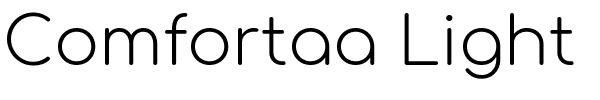 Comfortaa Light.ttf Font conversion image