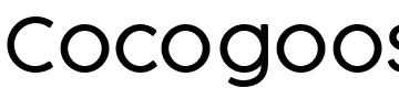 Cocogoose.ttf Font conversion image