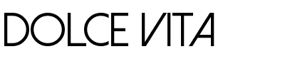 Dolce Vita.ttf Font conversion image