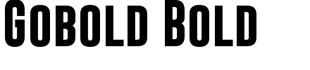 Gobold Bold.otf Font conversion image