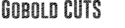 Gobold CUTS.otf Font conversion image