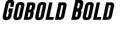 Gobold Bold.ttf Font conversion image