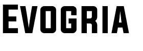 Evogria.otf Font conversion image