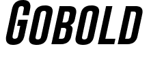 Gobold.otf Font conversion image