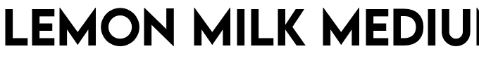 LEMON MILK Medium.otf Font conversion image