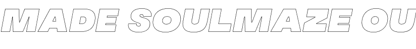 MADE Soulmaze Outline.otf Font conversion image