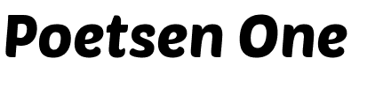 Poetsen One.ttf Font conversion image