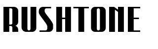 RUSHTONE.otf Font conversion image