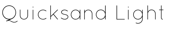 Quicksand Light.otf Font conversion image