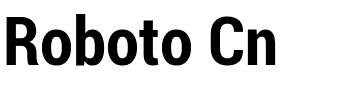 Roboto Cn.ttf Font conversion image