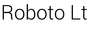 Roboto Lt.ttf Font conversion image