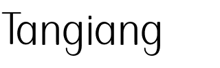 Tangiang.otf Font conversion image