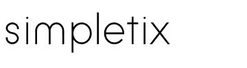 simpletix.otf Font conversion image