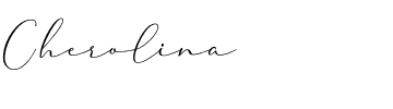 Cherolina.otf Font conversion image