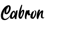 Cabron.otf Font conversion image