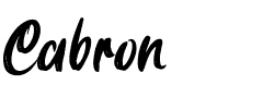 Cabron.ttf Font conversion image