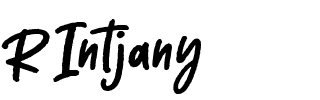 RIntjany.ttf Font conversion image