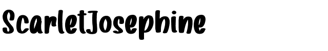 ScarletJosephine.ttf Font conversion image