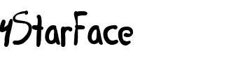 4StarFace.ttf Font conversion image