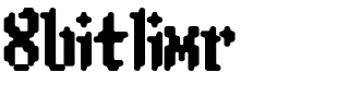 8bitlimr.ttf Font conversion image