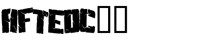 AFTEDC__.ttf Font conversion image