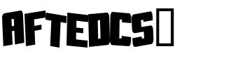 AFTEDCS_.ttf Font conversion image