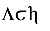 Ach4.ttf Font conversion image