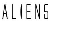 ALIEN5.ttf Font conversion image