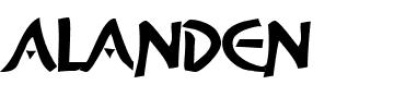 Alanden_.ttf Font conversion image