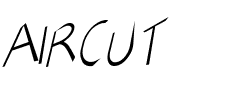 AIRCUT.ttf Font conversion image