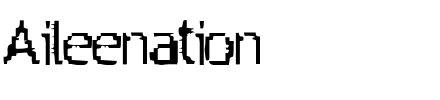 Aileenation.ttf Font conversion image