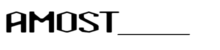 AMOST___.ttf Font conversion image