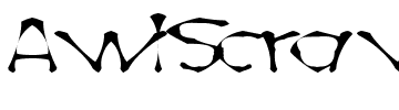 AwlScrawl.ttf Font conversion image