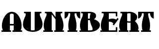 AUNTBERT.ttf Font conversion image