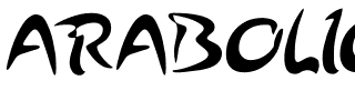 ARABOLIC.ttf Font conversion image