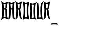 BARDOUR_.ttf Font conversion image