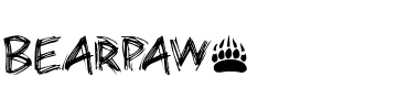 BEARPAW_.ttf Font conversion image