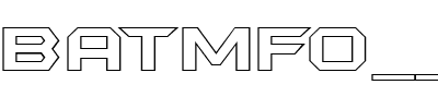 batmfo__.ttf Font conversion image