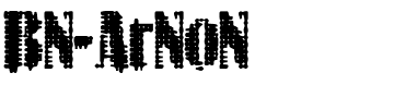 BN-ArNoN.ttf Font conversion image