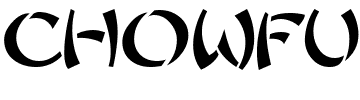 CHOWFUN_.ttf Font conversion image